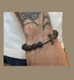 Men's Nail Cross Bracelet