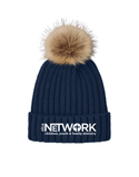 The Network Faux Fur Pom Beanie