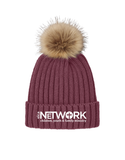 The Network Faux Fur Pom Beanie