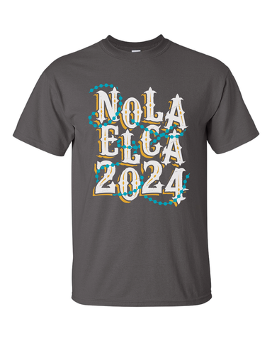 2024 NOLA Beads Custom Group T-shirt (Gold/White)