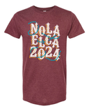 2024 NOLA Beads T-shirt (Blue/Gold/White)