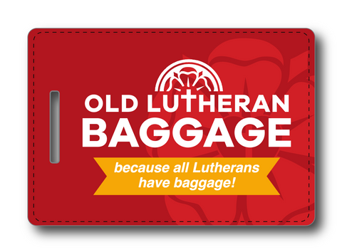 Old Lutheran Baggage Tag