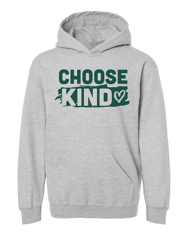 Choose Kind Heart Design YOUTH Hooded Sweatshirt (The Store)