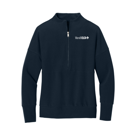WELCA Women's Linear Texture 1/4 Zip