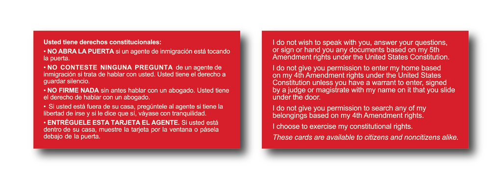 Know Your Rights Red Cards – OldLutheran