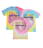 Tie Dye Pride Love Shirt