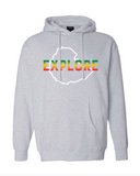 Ethiopia Outline Explore Justice Journey Preorder Hooded Sweatshirt  (Multiple Colors)