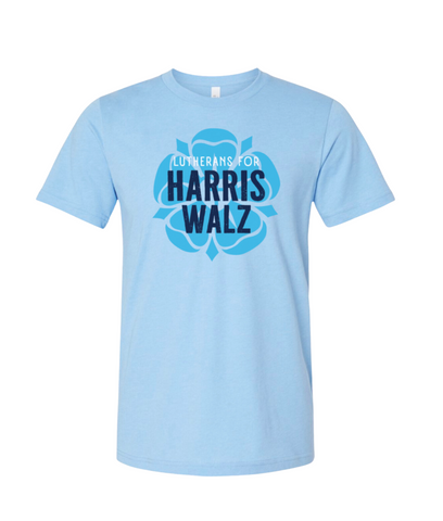 Lutherans For Harris Walz Luther Rose T-shirt