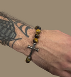 Men's Nail Cross Bracelet
