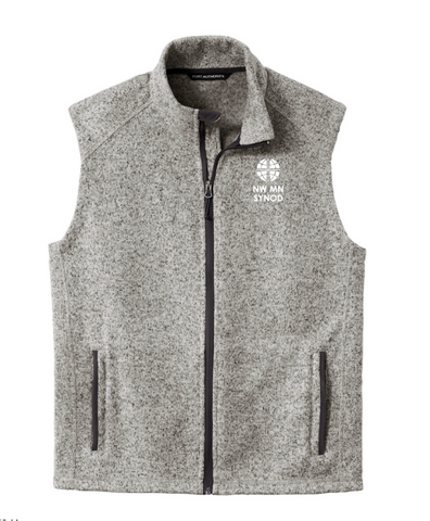 NWMN Synod ELCA Mens Sweater Fleece vest