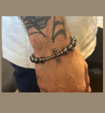 Men's Nail Cross Bracelet