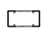 Saved By Grace License Plate Holder