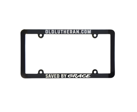 Saved By Grace License Plate Holder