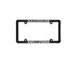 Humble Lutheran License Plate Holder