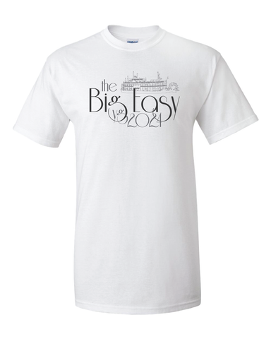 2024 The Big Easy Custom Group T-shirt (Grey/Black Ink)
