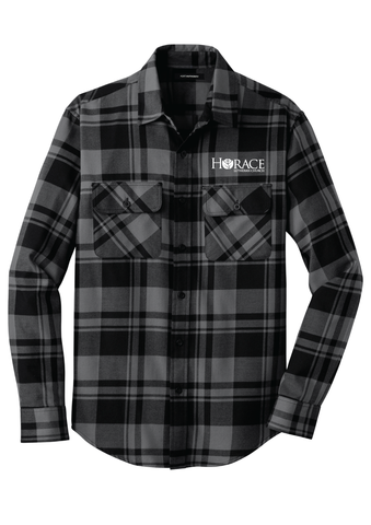 Horace Lutheran Plaid Flannel Shirt