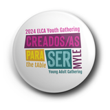 2024 ELCA Youth Gathering Created To Be 2.25" Button- Spanish