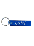 God is Greater than the Highs and Lows Keychain