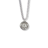 Luther Rose Sterling Silver Pendant Necklace