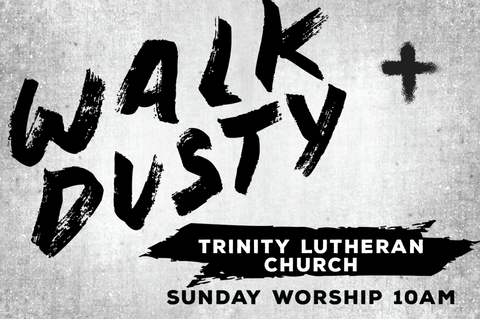 Walk Dusty Large Vinyl Banner