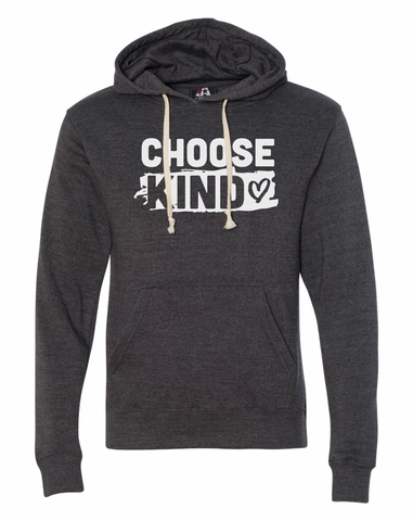 Choose Kind Hooded Sweatshirt (Heart-Design)