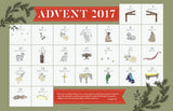 Advent Calendar Sticker Set