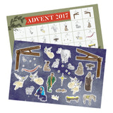 Advent Calendar Sticker Set