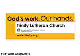 God's Work. Our Hands. Banner
