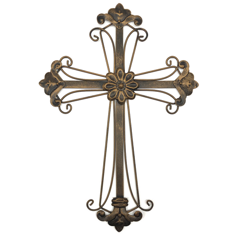 Decorative Copper Wall Cross