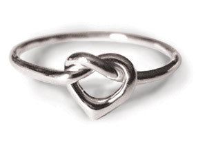 Heart Knot Friendship Ring