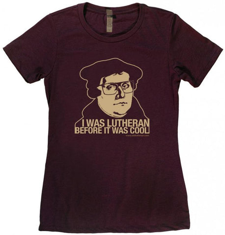 Hipster Lutheran Ladies T-Shirt