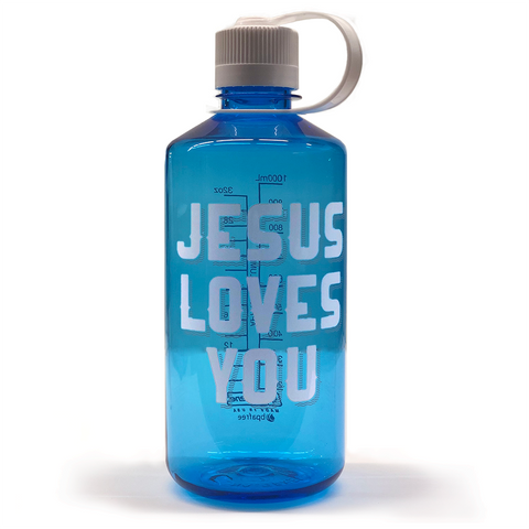 Jesus Loves You Nalgene (Narrow mouth)