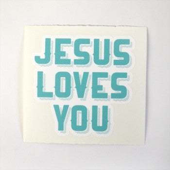 Jesus Loves You Decal