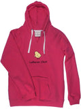 Lutheran Chick V-Neck Hooded Sweatshirt (Multiple Colors)