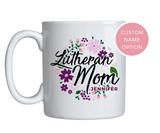 Floral Wreath Lutheran Mom Mug