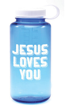 Jesus Loves You Nalgene (Large mouth)