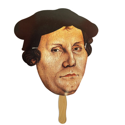 Martin Luther Mask on a Stick