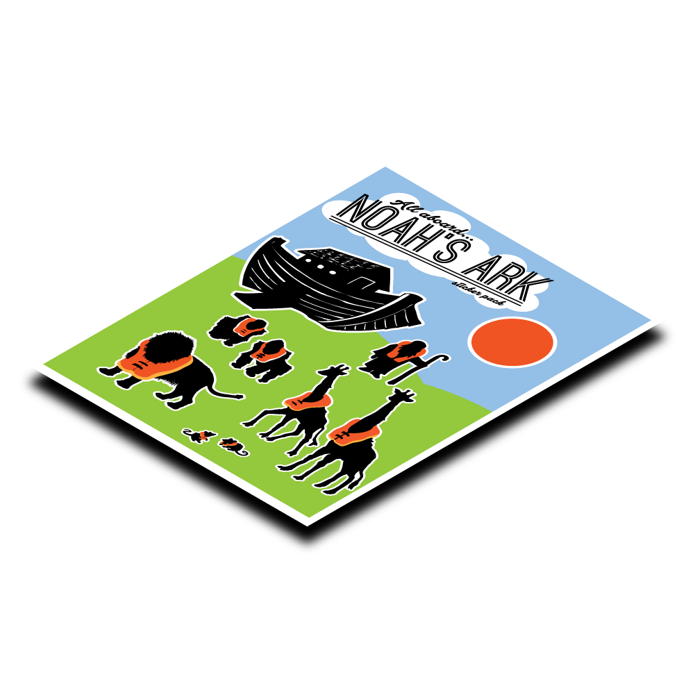 Noah's Ark Sticker Set – OldLutheran