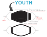 Youth Face Mask Spec Sheet