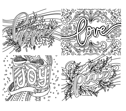 Advent Coloring Packet - Digital Download