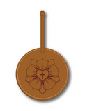 2020 Leatherette Luther Rose Ornament
