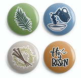 Holy Week Button Magnets