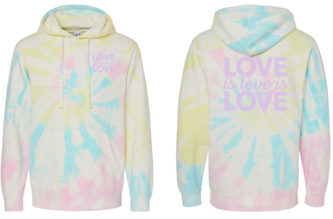 Love is Love Tie-Dye Sweatshirt