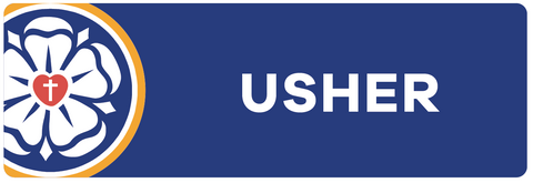 Usher Name Badge
