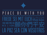 Peace Be With You Hooded Long Sleeve