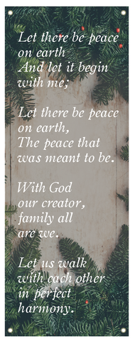 let there be peace on earth and let it begin with me christmas