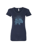 For the Beauty of the Earth Bison Ladies T-shirt (Multiple Colors)