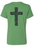 Lutheran Girl Ladies V-Neck T-Shirt (Multiple Colors)