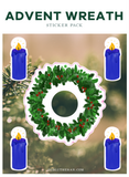 Advent Wreath Sticker Set (Multiple Colors)