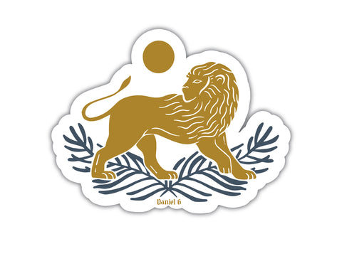 Daniel and the Lions Sticker